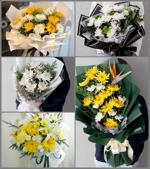 四川达州开江县广福镇白事花束代送